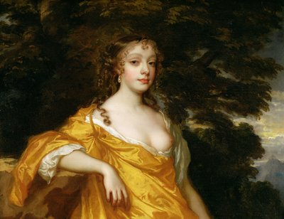 Diana Kirke, Later Countess of Oxford (detail) by Peter Lely